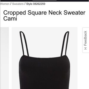 NWT Express Sweater Cami